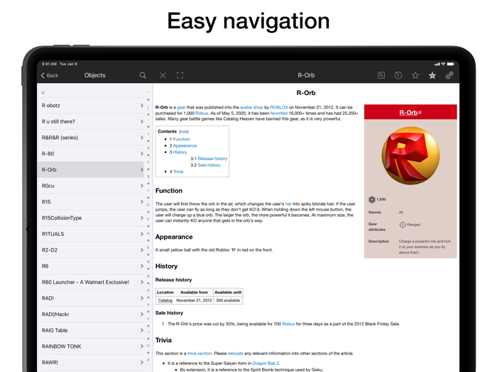 Pocket Wiki for Roblox