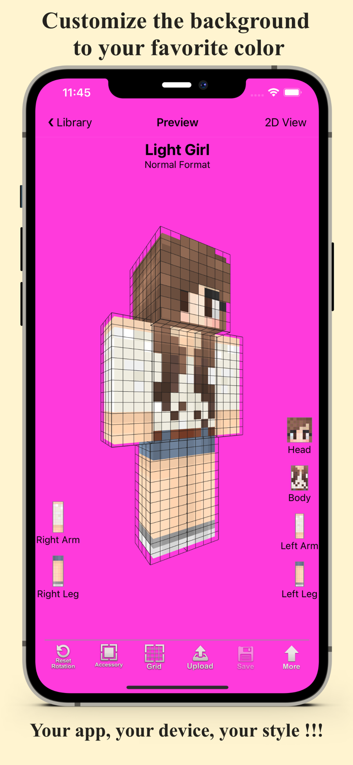 Skin Designer 3D for Minecraft
