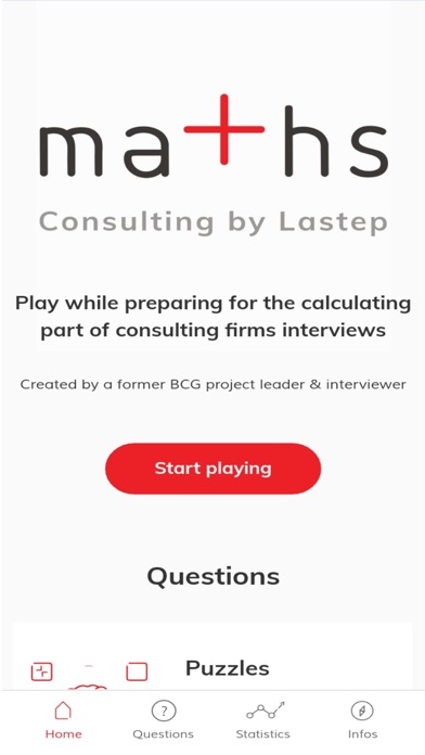 Screenshot #1 pour Lastep - consulting maths