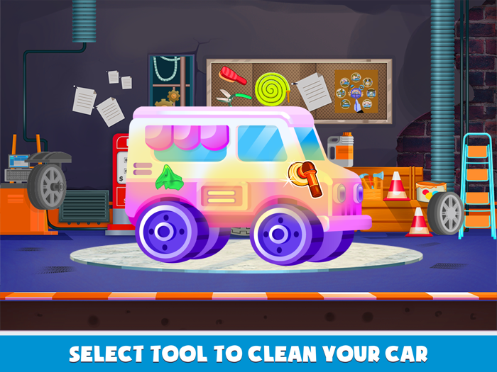 Car wash salon and garage