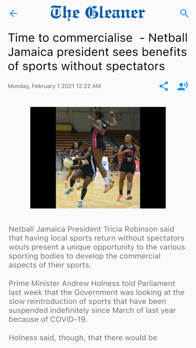 Jamaica Gleaner Screenshot