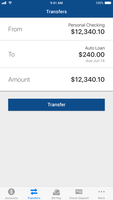 River Valley Community Bank Screenshot