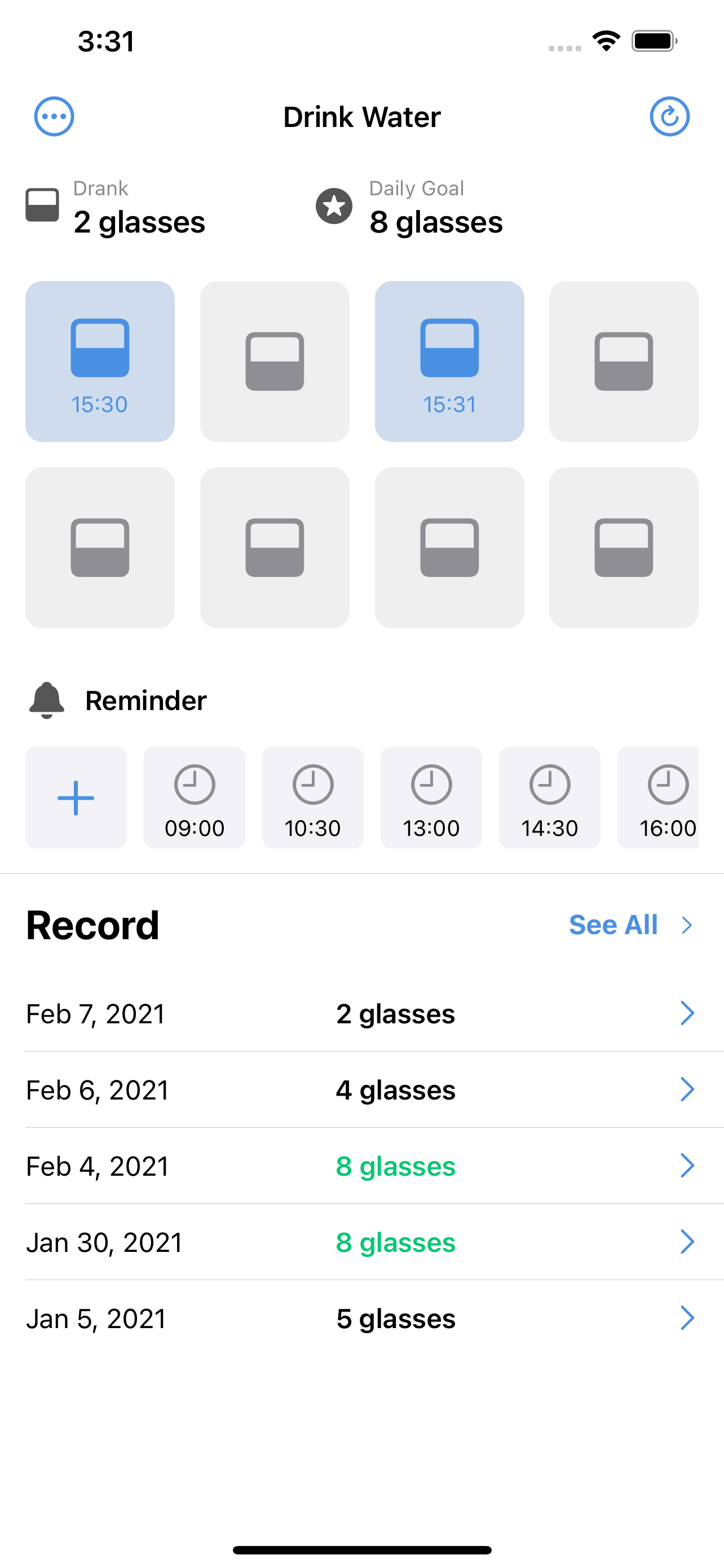Water Tracker: Drink Water App