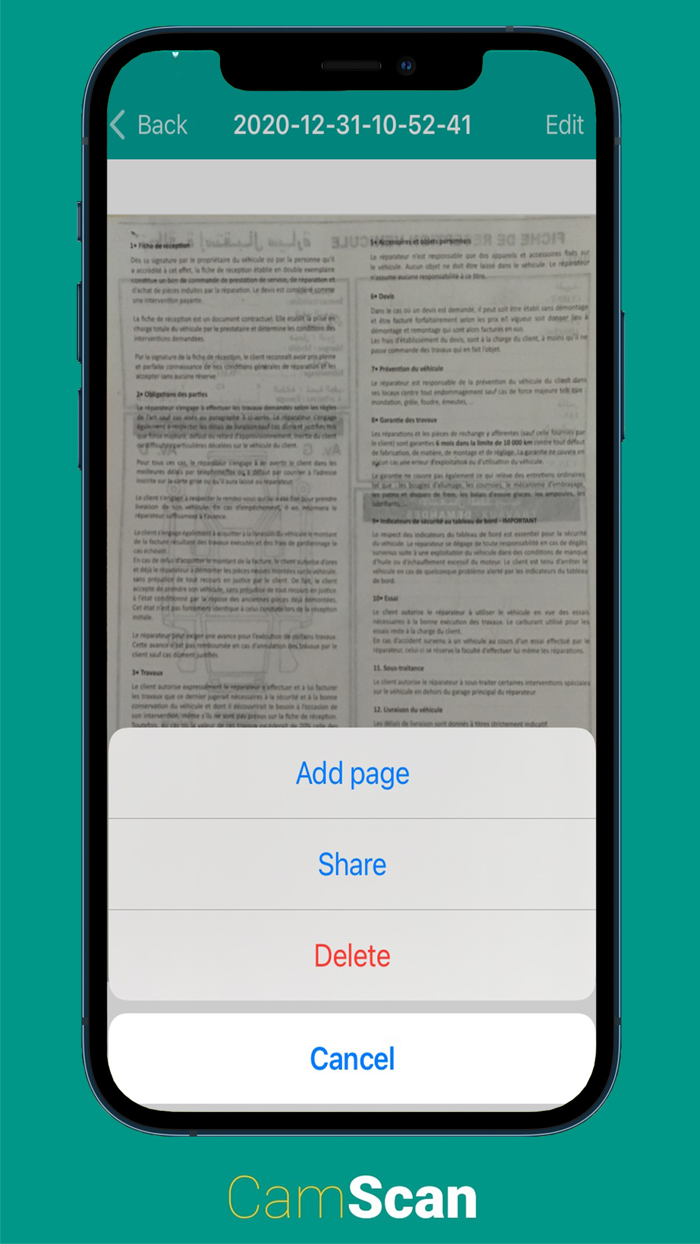 CamScan - Document scanner