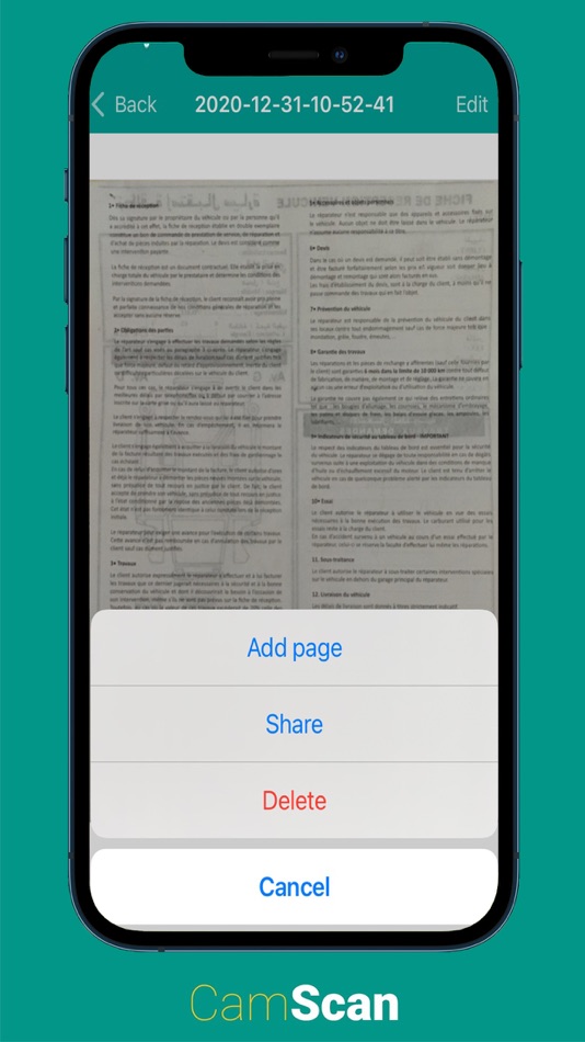 #4. CamScan - Document scanner (iOS) By: Devbox