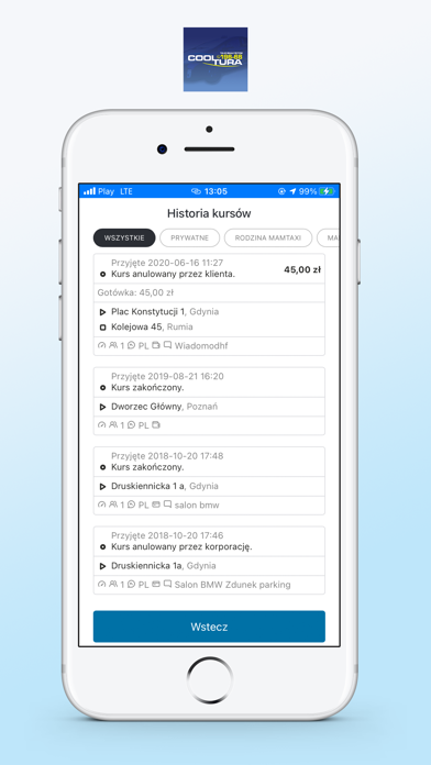 Cooltura Taxi Białystok Screenshot