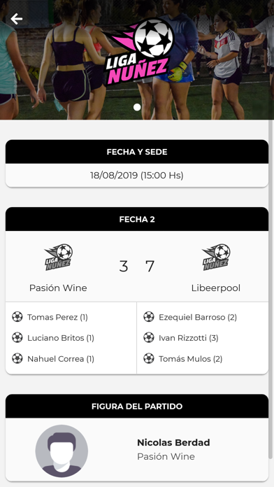 Liga Nuñez FEM Screenshot