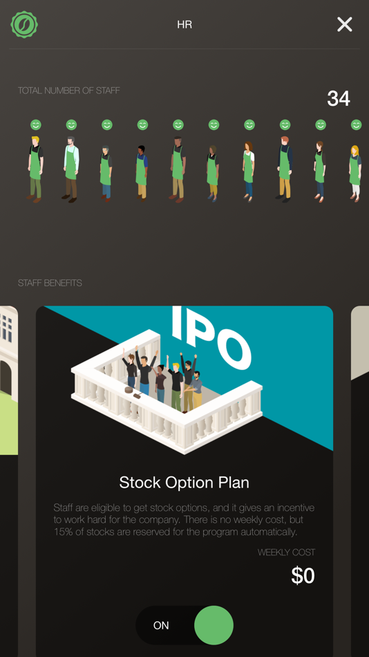 #10. Coffee Inc: Business Tycoon (iOS) 由: Side Labs LLC