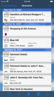 trip boss itinerary manager iphone screenshot 2