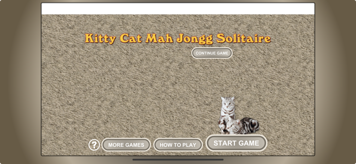 Kitty Cat Mah Jongg Solitaire