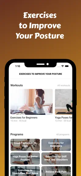 Game screenshot Posture Correction Exercises apk