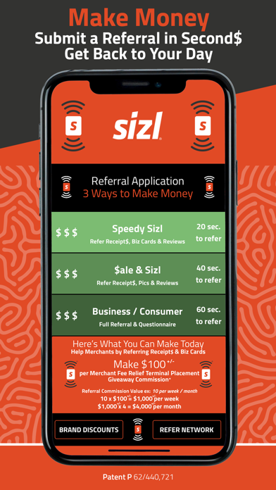 Sizl ReferralPay & Brand Deals Screenshot 2 - AppWisp.com Sizl ReferralPay & Brand Deals Screenshot 2 - AppWisp.com