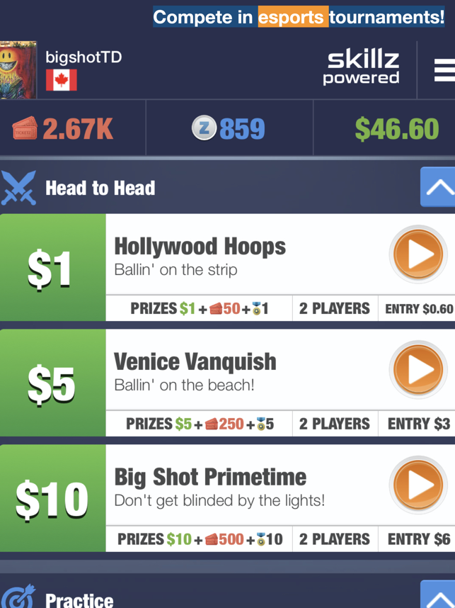 Big Shot Swish ES, game for IOS