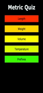 Metric Quiz screenshot #1 for iPhone