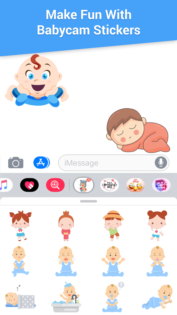 Baby Cam Pregnancy Stickers