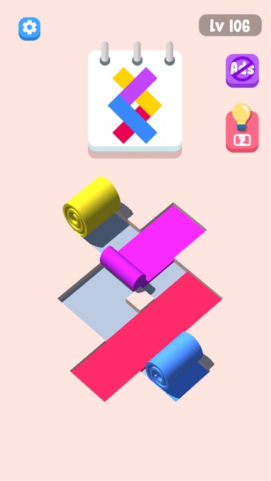 Roll Perfect Puzzle 3D Screenshot