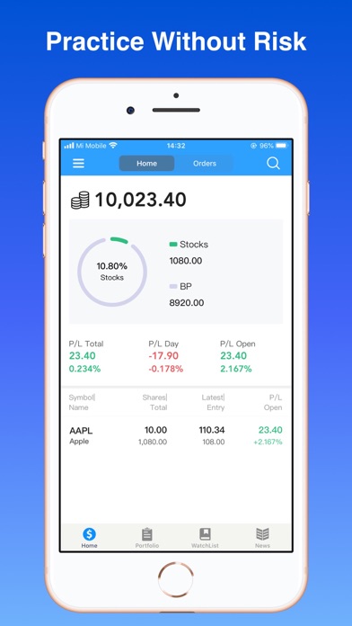 Stock Market Simulator Live Screenshot