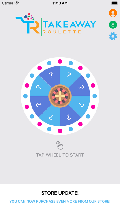 Takeaway Roulette Screenshot