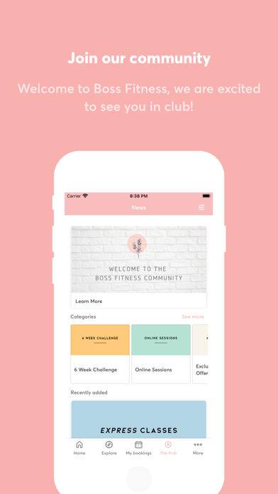 BOSS Fitness Screenshot