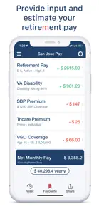 Military Retire Pay screenshot #3 for iPhone