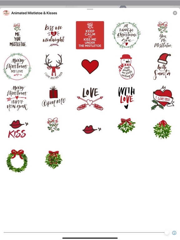 Screenshot #6 pour Animated Mistletoe & Kisses