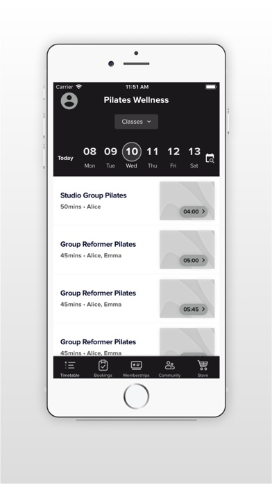 Pilates Wellness Screenshot
