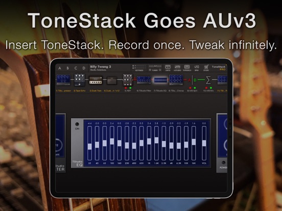 ToneStack PRO Guitar Amps & FX iPad app afbeelding 2
