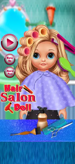 Game screenshot Cute Girls Doll Hair Salon mod apk