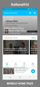 Kaltura@IU screenshot #1 for iPhone