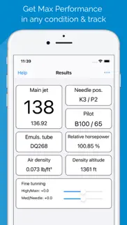 jetting for vortex kz kart iphone screenshot 1