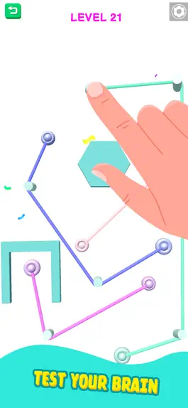 Game screenshot Color Rope Puzzle: Roll Around apk