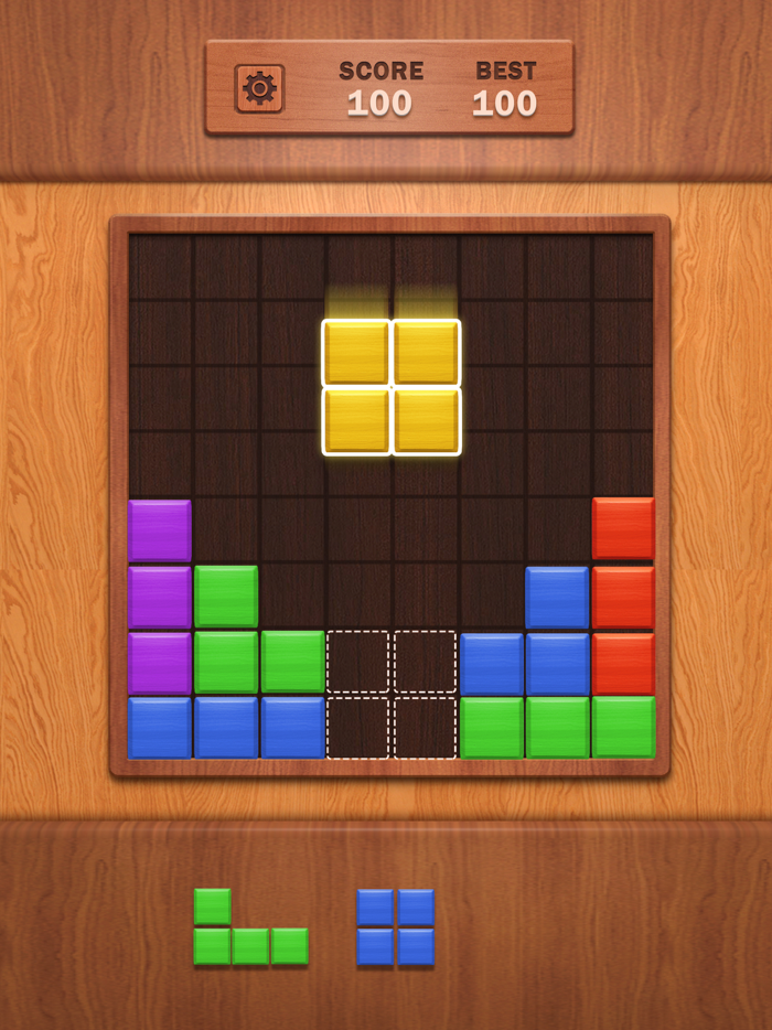 Block Fun Drag Brick Fill Up