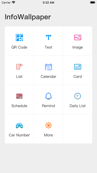 InfoWallpaper Screenshot