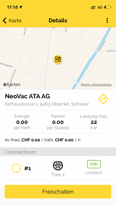 NeoVac myCharge Screenshot