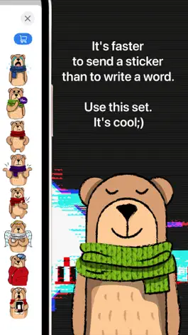 Game screenshot Bear Oliver - stickers 2022 hack