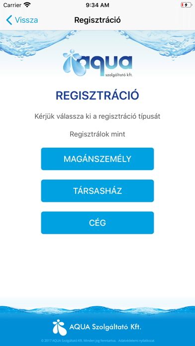 Screenshot #2 pour AQUA Szolgáltató Kft.