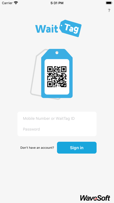 WaitTag Screenshot