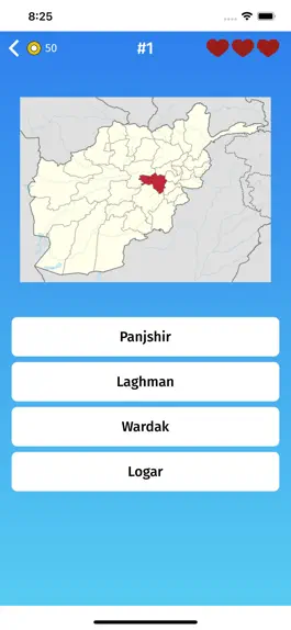 Game screenshot Afghanistan: Provinces Quiz apk
