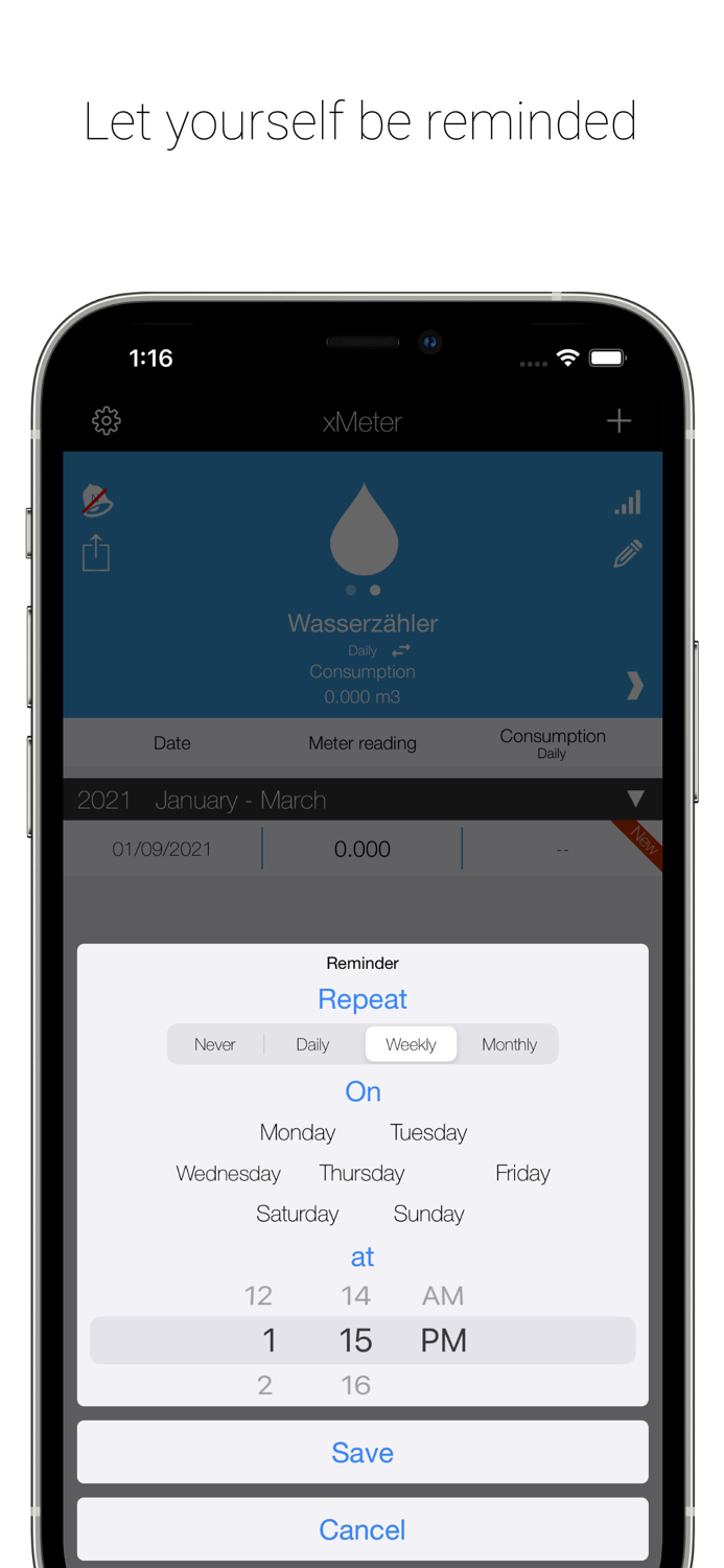 xMeter - Manage your meters