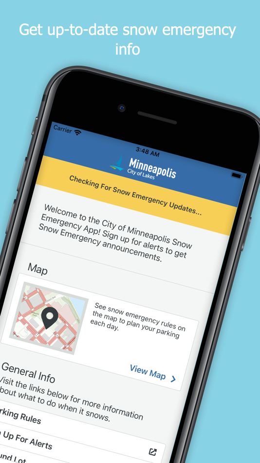 #1. Minneapolis Snow Emergency (iOS) 由: City of Minneapolis
