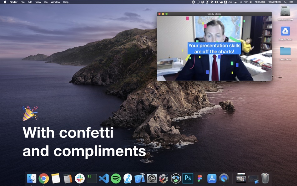 #3. Vanity Mirror © (macOS) 由: App Ktchn Ltd