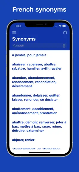 Game screenshot Mastering French Synonyms mod apk