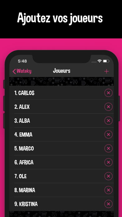 Screenshot #2 pour Wateky -  Chat & jeu à boire