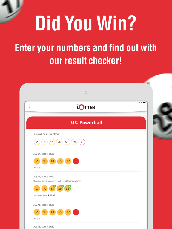 theLotter TX - Lottery on iPad screenshot 3