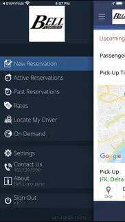 bell limousine iphone screenshot 1
