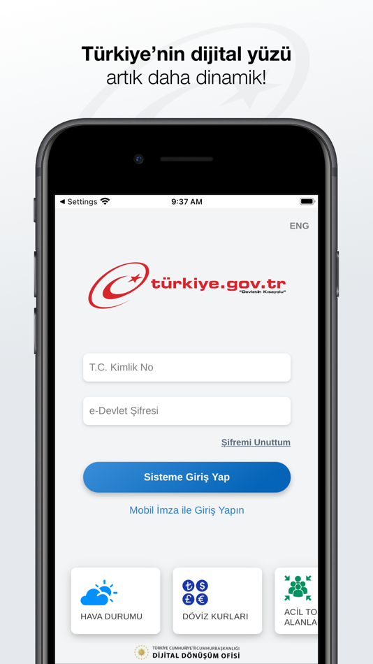 #1. e-Devlet (iOS) Podle: Turkiye Cumhuriyeti Cumhurbaskanlıgı Dijital Donusum Ofisi Baskanlıgı
