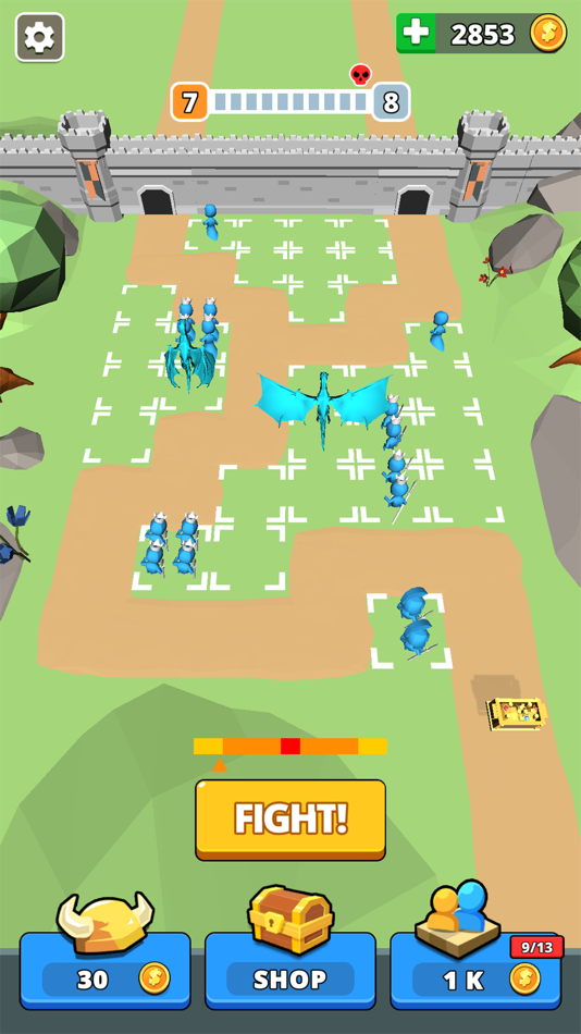 #3. Tiny Battle - Merge Troops! (iOS) Podle: IEC GAMES AUSTRALIA PTY LTD