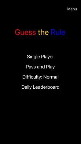 Game screenshot Guess the Rule: Logic Puzzles hack