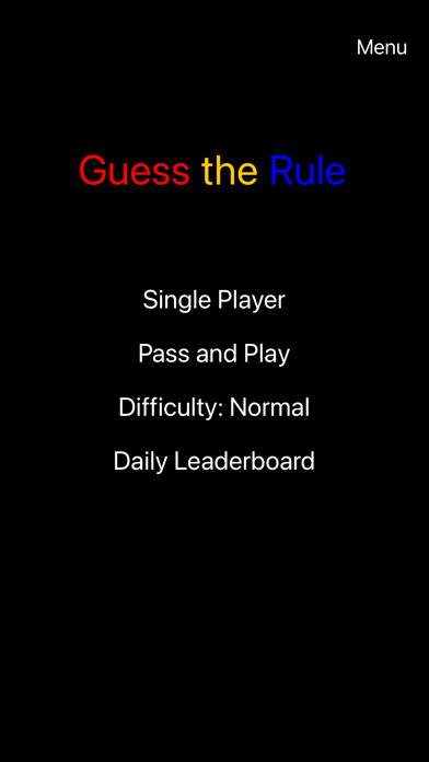 Guess the Rule: Logic Puzzles Screenshot