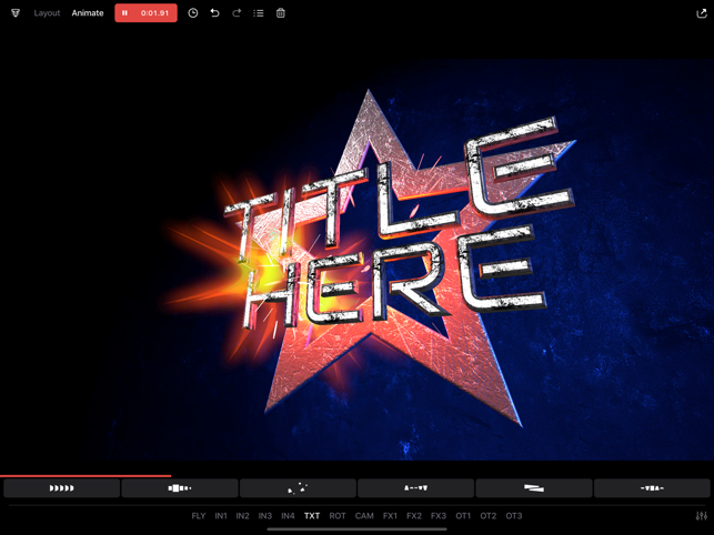 ‎T-Jam Live Intro Movie Maker Capture d'écran